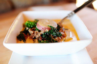 Sausage Potato and Kale