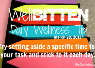 WellBitten Wellness Tip: Get your To-Dos Done