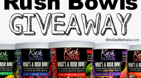 Super Meal in Bowl: Rush Bowls Review + Giveaway
