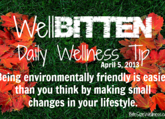 WellBitten Wellness Tip: Easy Tips to Go Green