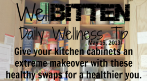 WellBitten Wellness Tip: Spring Clean your Kitchen Cabinet
