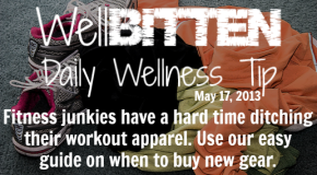 WellBitten Wellness Tip: When to Buy New Fitness Gear