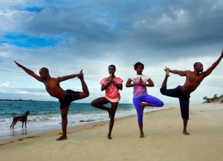 Yoga in Africa Beach