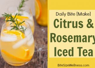 Citrus and Rosemary Iced Tea for Summer