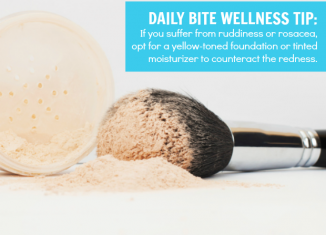 Daily Bite Wellness Tip - Makeup for Rosacea - How to Cover Redness