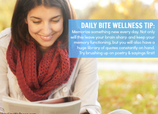 Daily Bite Wellness Tip - Memorize Something New Every Day