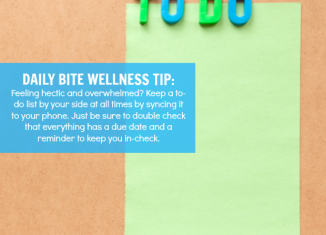 Daily Bite Wellness Tip - Mobile To Do List