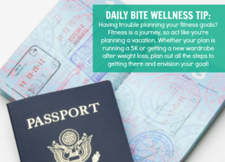 Daily Bite Wellness Tip - Plan Fitness Goals