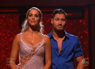Dancing With The Stars Episode 9 Elizabeth and Val eliminated