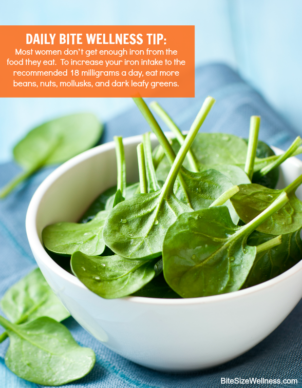 daily bite wellness tip more iron