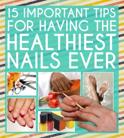 Healthy nail tips