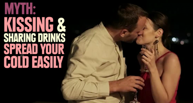 Myth Common Cold Kissing Spreads Germs