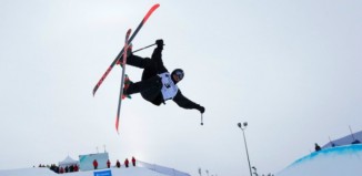 Ski-Halfpipe