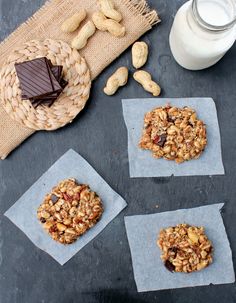 chocolate peanut butter granola bars