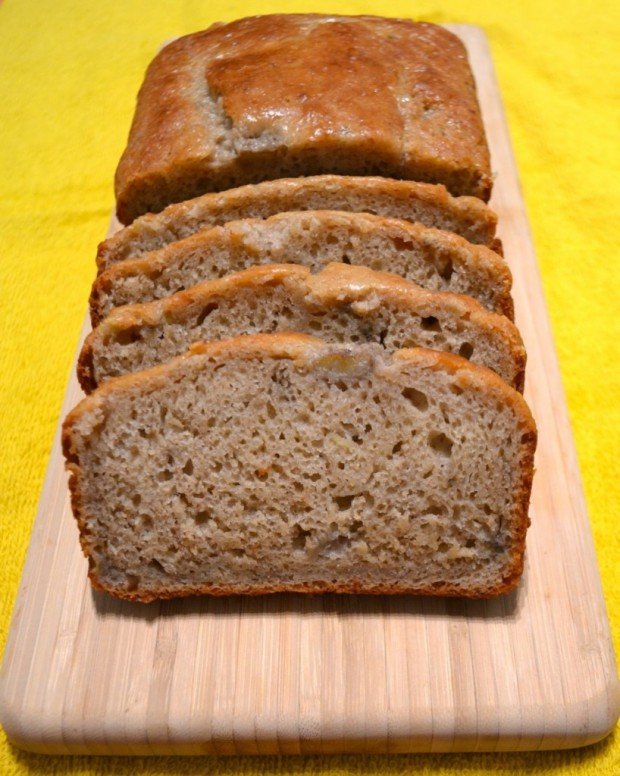 healthy banana bread