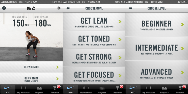 nike training club app