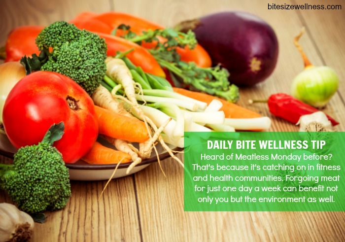 Daily Bite Wellness Tip - Meatless Monday