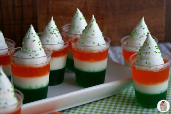 Irish Flag Jello Shots