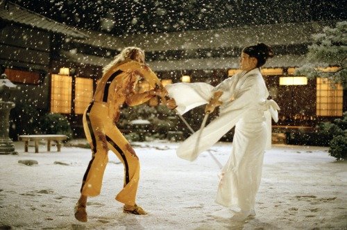 Kill Bill Vol 1 for dinner and a movie tarantino