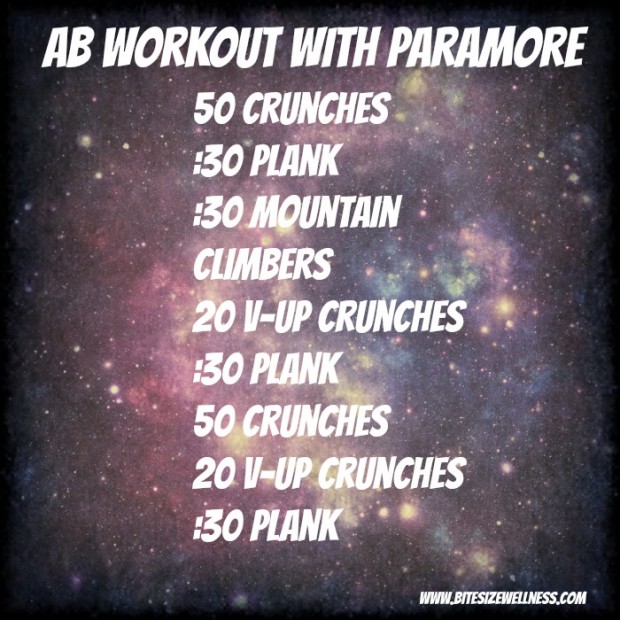 music monday ab workout
